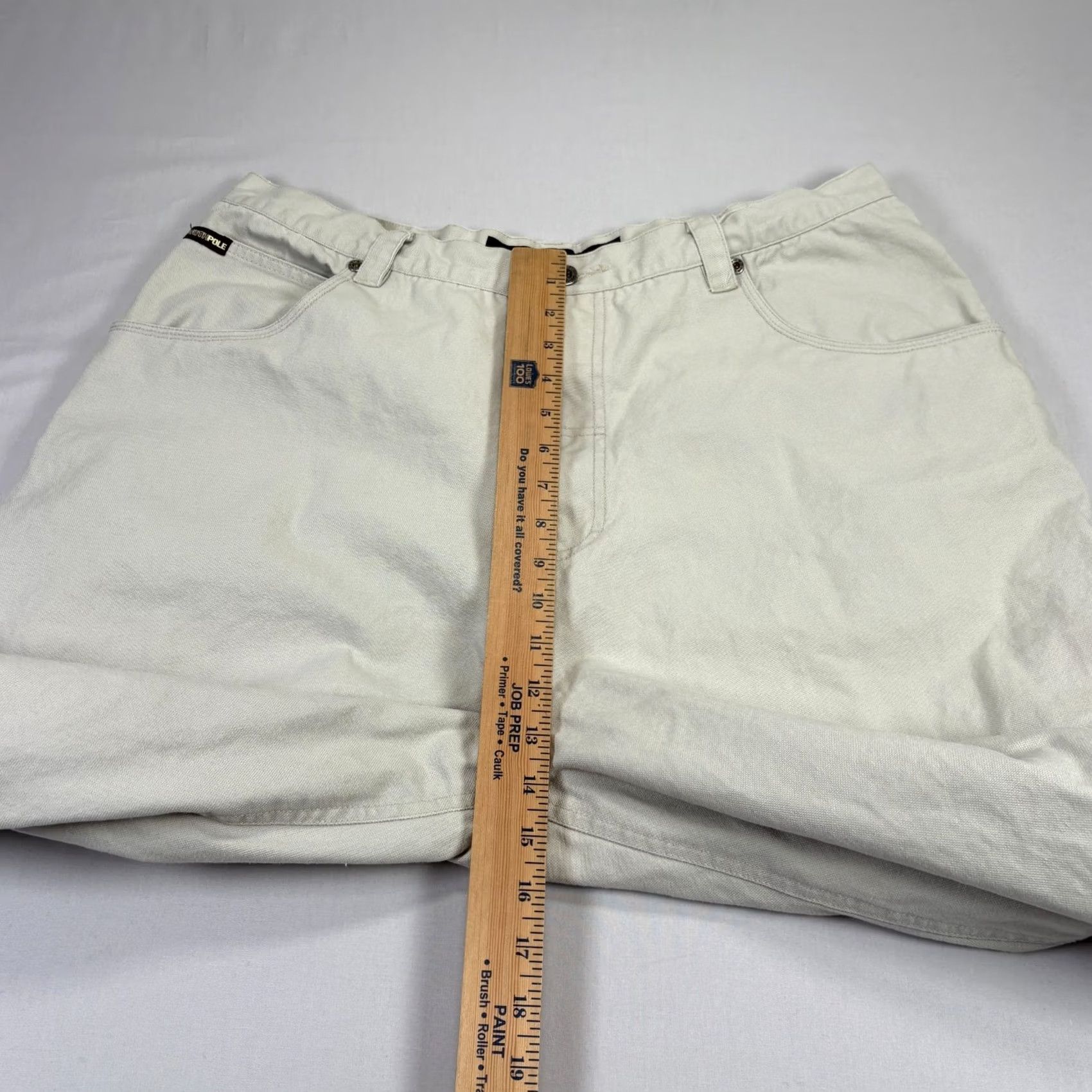 Southpole VINTAGE Southpole Pants Mens Size 40 Beige Carpenter Wide-Leg Baggy Y2K Hip Hop Mens Size US 40 / EU 56 - 6 Thumbnail