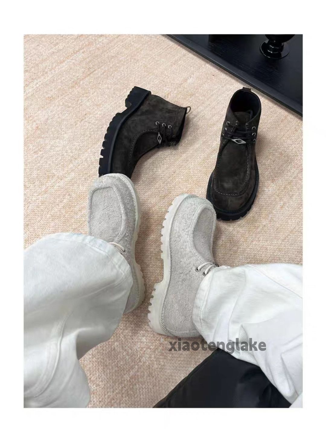 Vintage Utility military outdoor sports work carpenter boots shoes Size US 12 / EU 45 - 4 Thumbnail