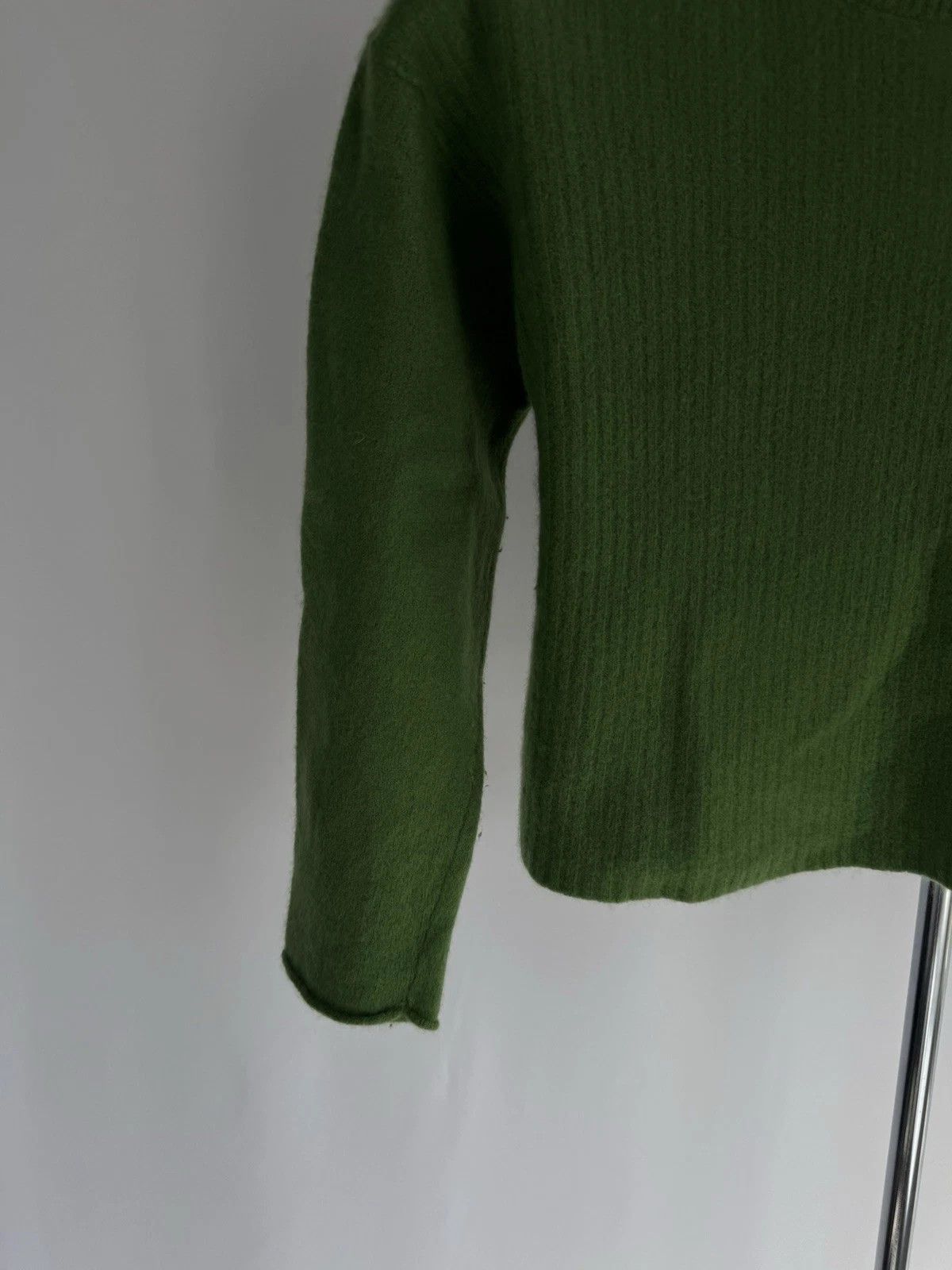 Jigsaw JIGSAW Green Sweater Size:M Wumen Classic Crew Neck Jumper Size M / US 6-8 / IT 42-44 - 3 Thumbnail