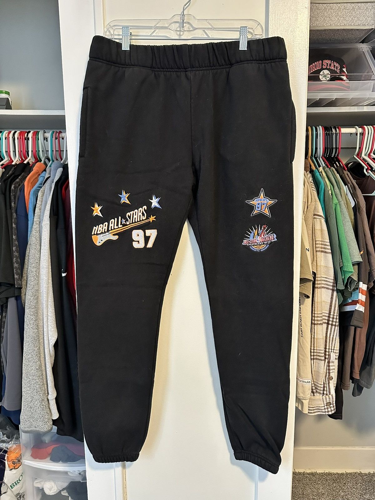 Mitchell & Ness NBA All-Star ‘97 Embroidered Sweatpants