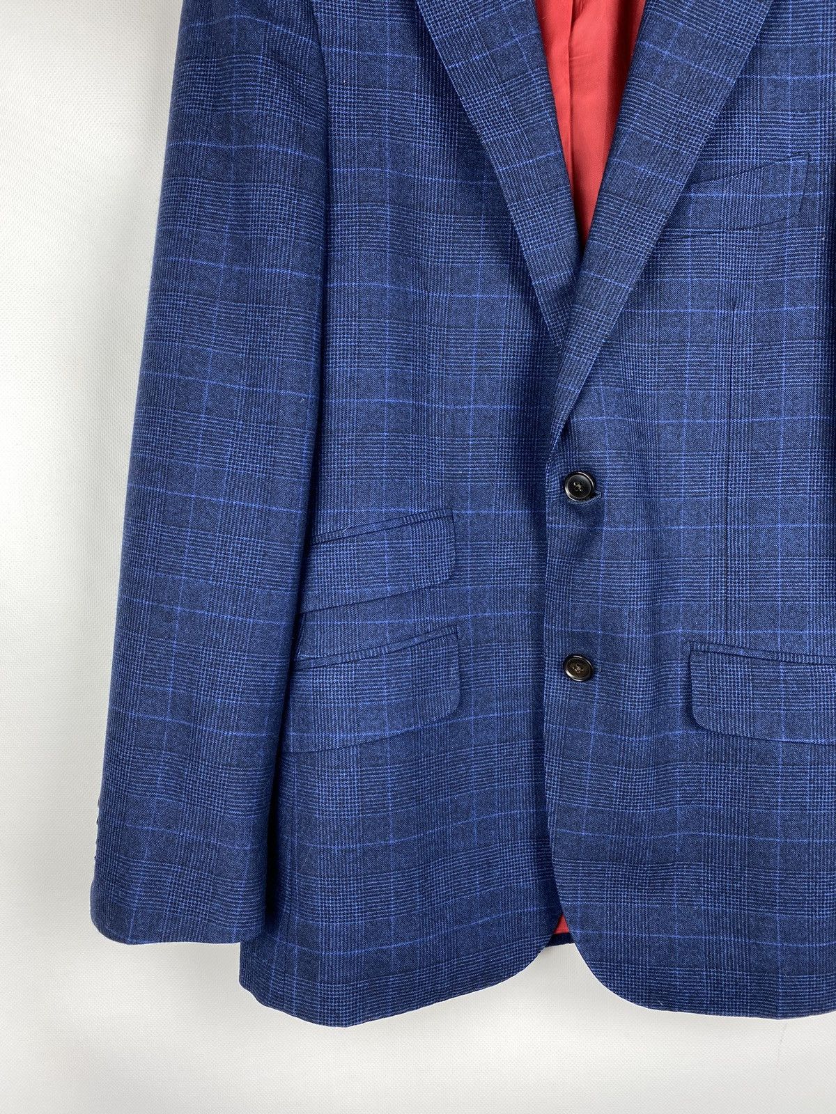 Suitsupply Suitsupply Carlo Barbera Sienna wool checked blazer jacket Size 36R - 7 Thumbnail