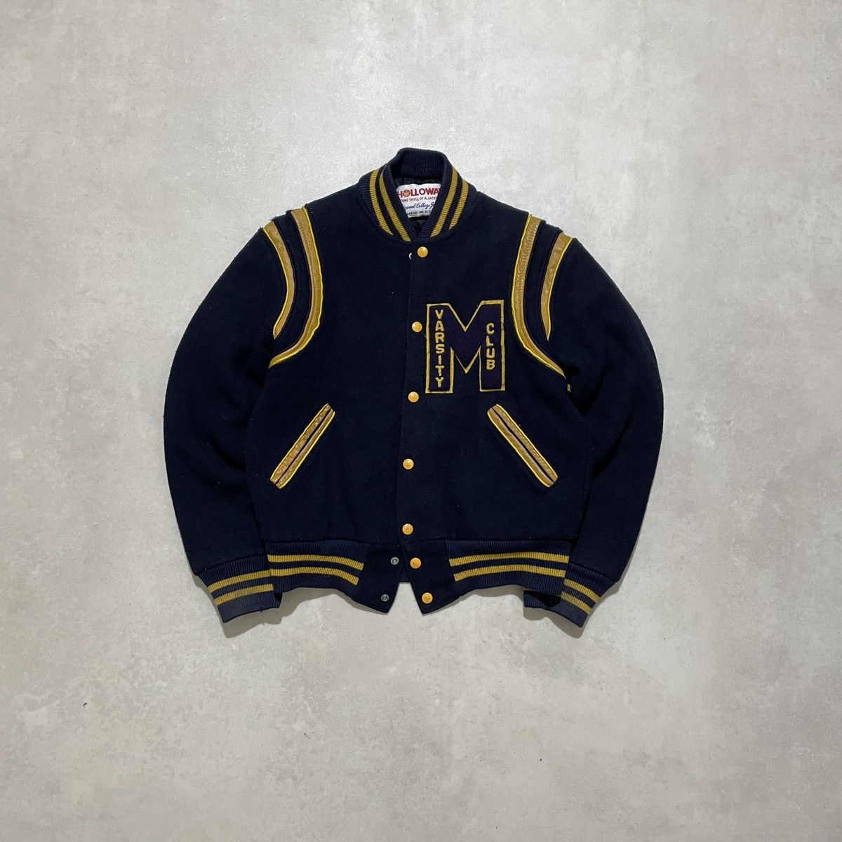 Holloway Vintage Holloway letterman Varsity jacket Mason Size US S / EU 44-46 / 1 - 1 Thumbnail