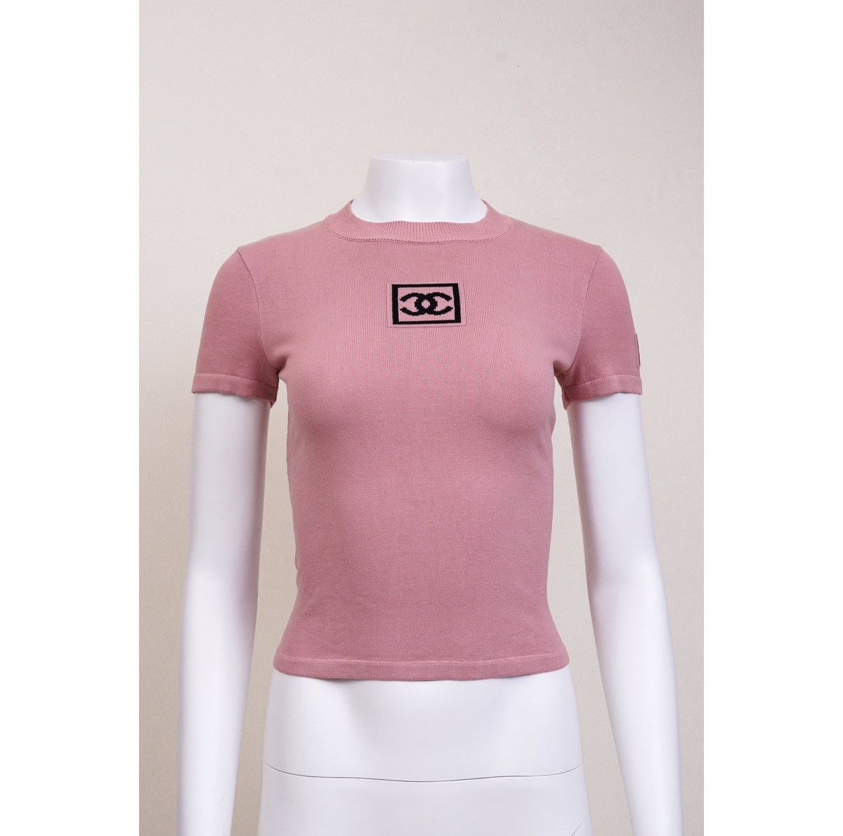 Chanel Chanel CC Logo Knit Pink Top Size M / US 6-8 / IT 42-44 - 2 Thumbnail