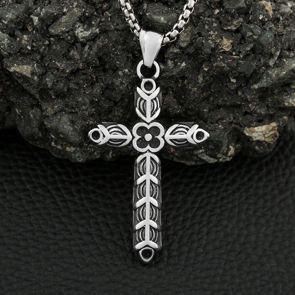 Other Gothic Cross Pendant Necklace Size ONE SIZE - 4 Thumbnail