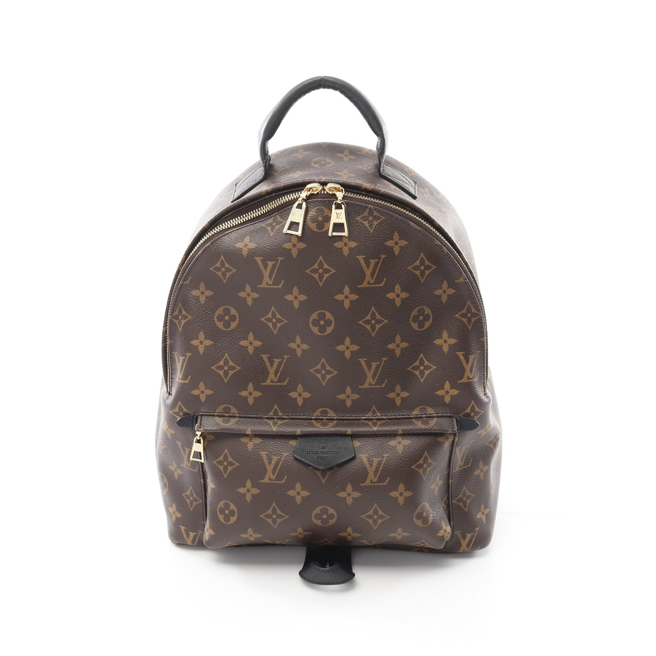 Louis Vuitton Louis Vuitton Palm Springs Backpack Mm Monogram Rucksack Leather Brown Black Size ONE SIZE - 1 Thumbnail