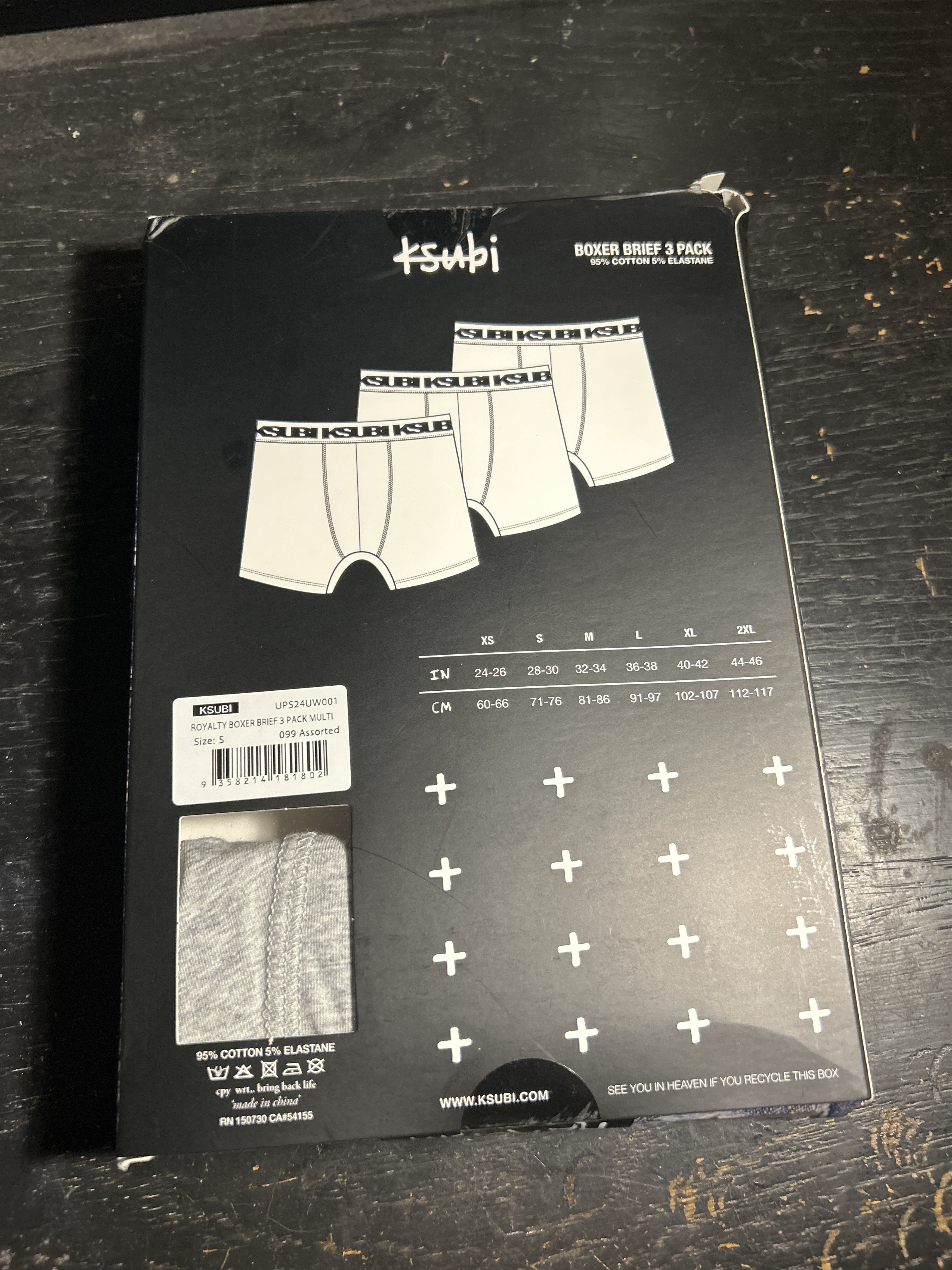Ksubi Ksubi ROYALTY BOXER BRIEF 3 PACK MULTI color Size 30 - 2 Thumbnail