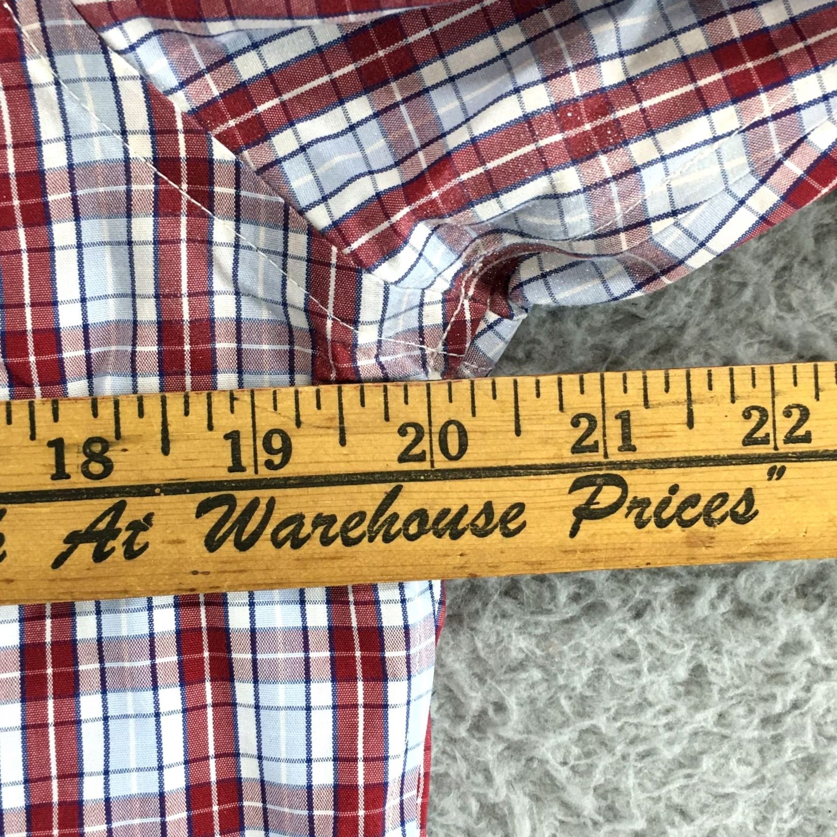 Banana Republic Banana Republic Button-Up Long Sleeve Shirt Mens Small Slim Red Plaid Shirt Size US S / EU 44-46 / 1 - 4 Thumbnail
