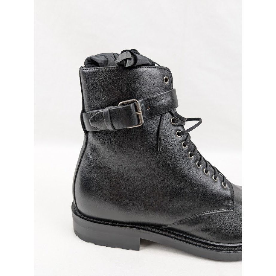 Saint Laurent Paris o1rshd1 Army 20 Buckle Boots in Nero Size US 8 / EU 41 - 4 Thumbnail