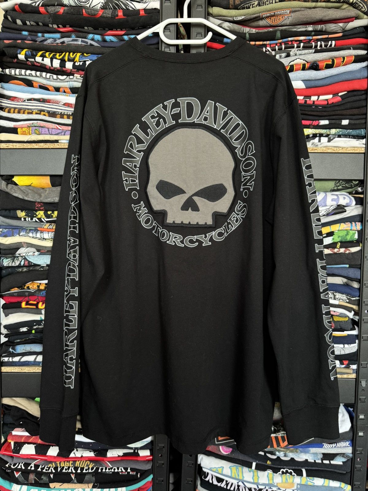 Harley Davidson Harley Davidson long sleeve black big logo Size US L / EU 52-54 / 3 - 1 Thumbnail