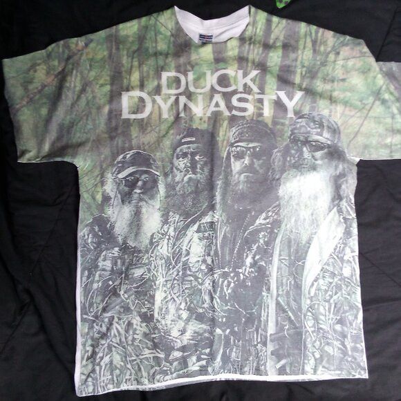 Jerzees Deadstock Duck Dynasty Portraits AOP Sublimation T-Shirt Size US XL / EU 56 / 4 - 2 Thumbnail