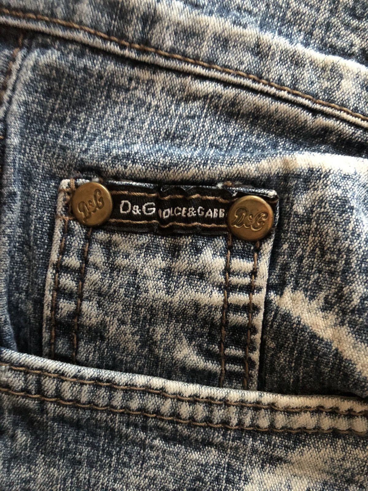 Dolce & Gabbana VINTAGE DOLCE & GABBANA DENIM JEANS SHORTS Size US 27 - 5 Thumbnail