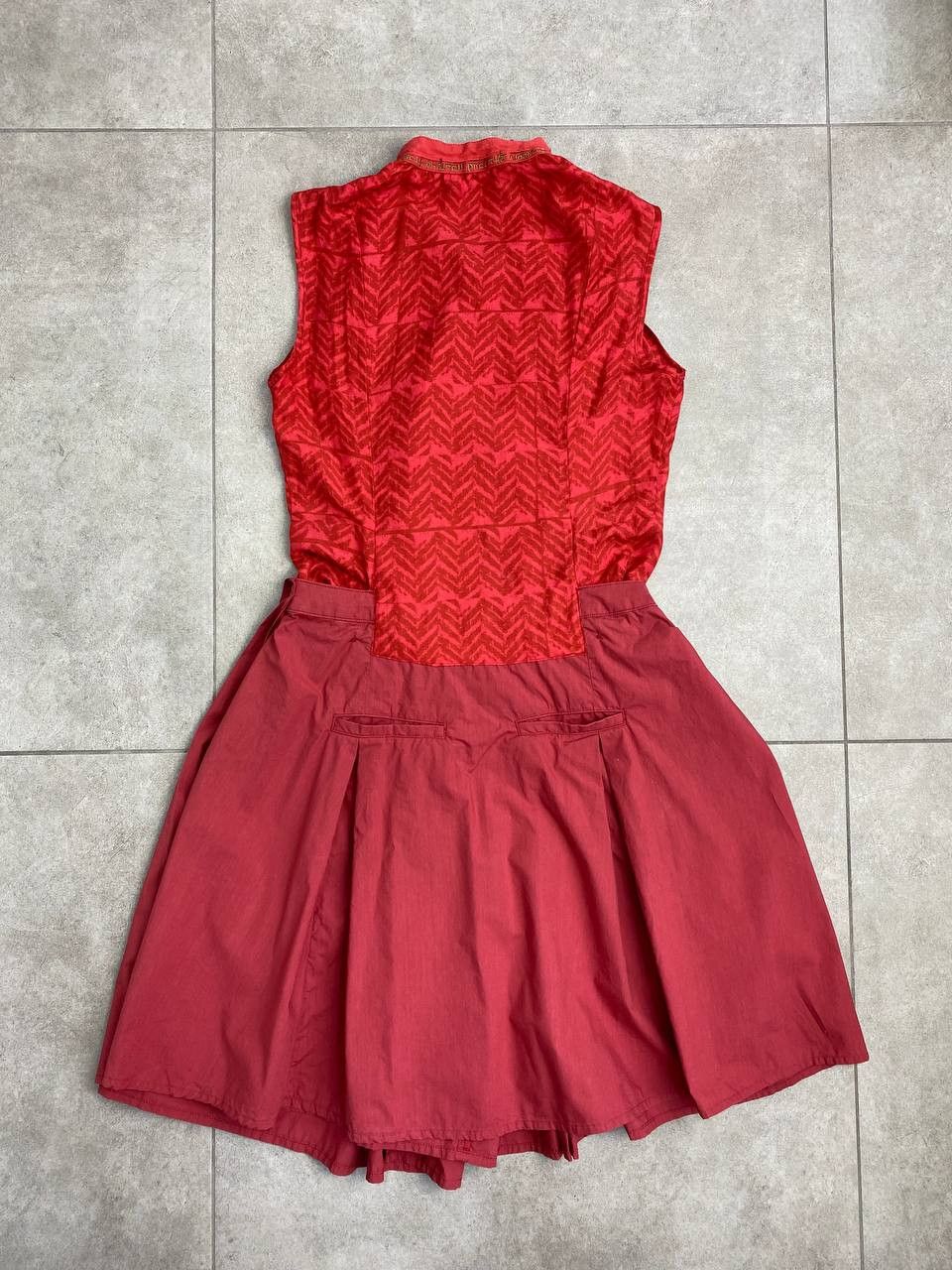 Marithe + Francois Girbaud Marithe + Francois Girbaud Vestsareety Gibrid Blouse Dress Size S / US 4 / IT 40 - 2 Thumbnail