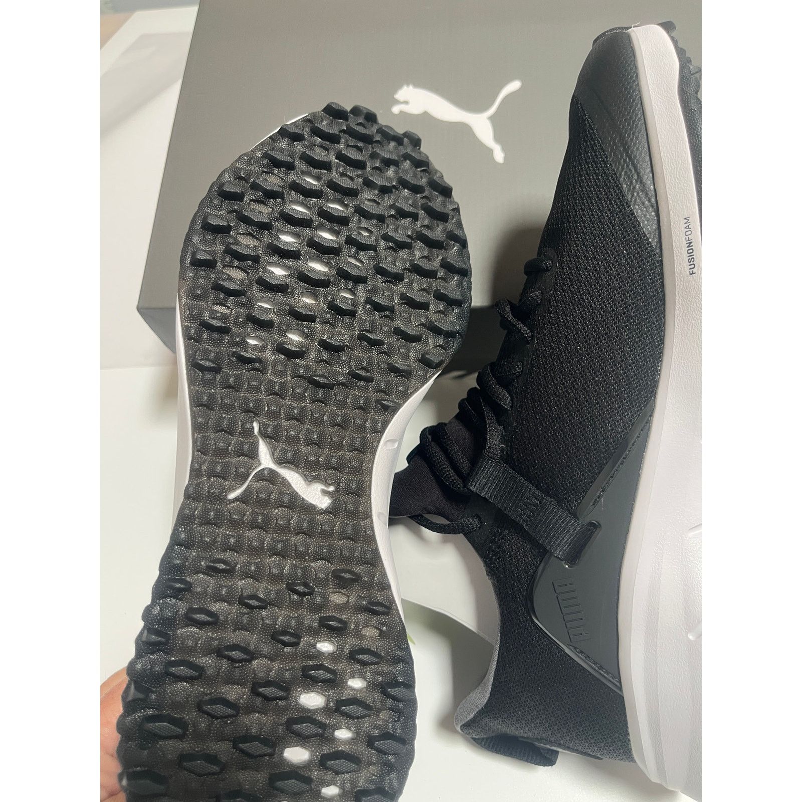 Puma PUMA Black Fusion EVO Men's Sneakers -SZ 10 Size US 10 / EU 43 - 2 Thumbnail