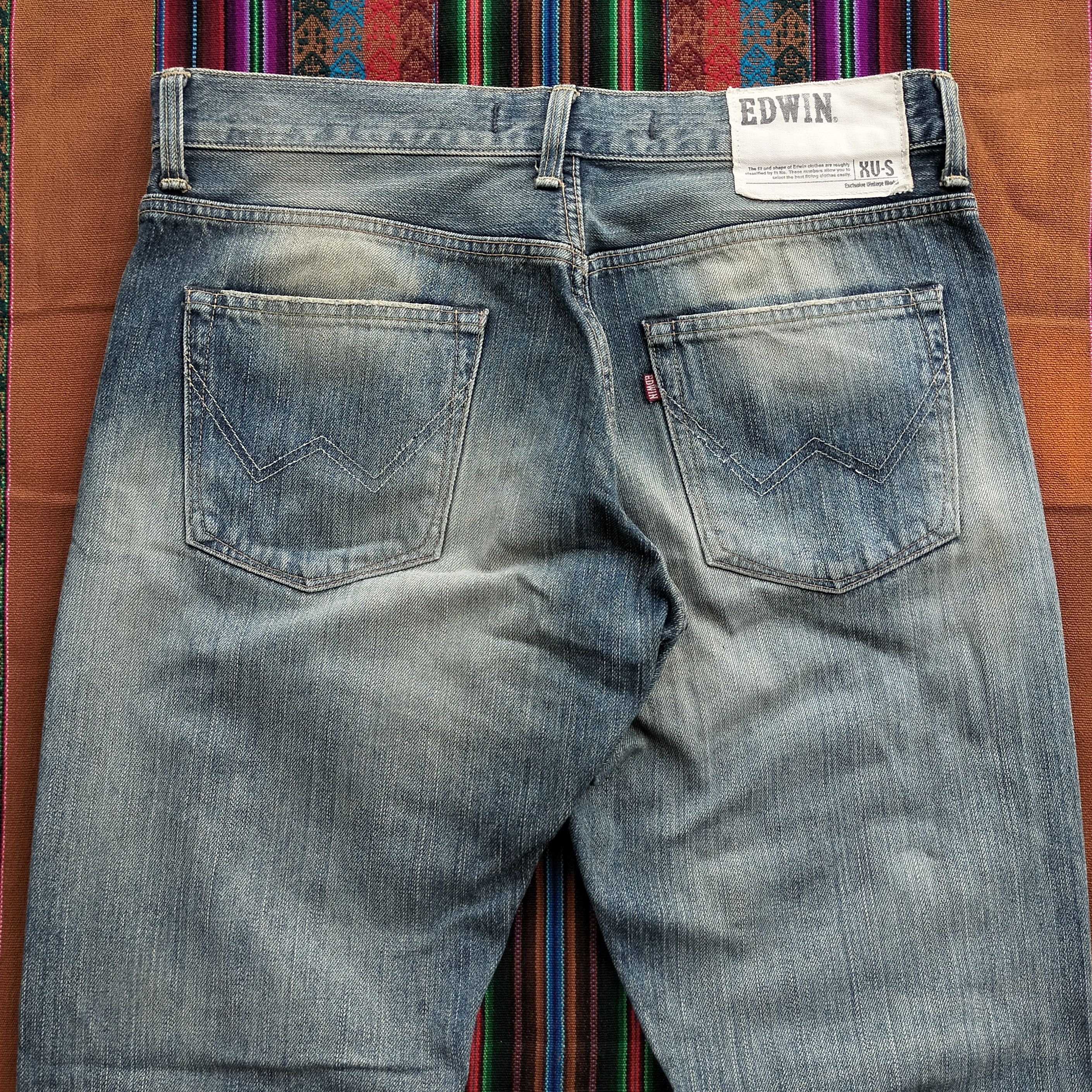 Edwin Vintage Edwin XV-S japan studded rhinestone denim Size US 34 / EU 50 - 13 Thumbnail