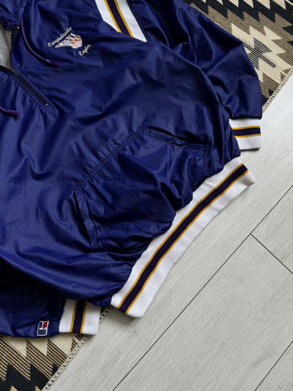 Russell Athletic RARE❗️Vintage 80’s Russell Athletic Campbesville Nylon Jacket Size US L / EU 52-54 / 3 - 5 Thumbnail