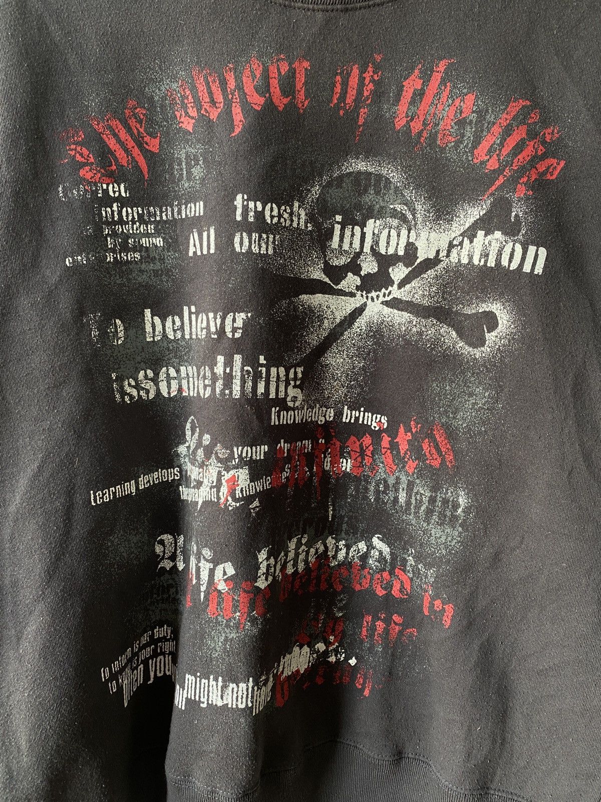 If Six Was Nine × Japanese Brand × Seditionaries Japanese Brand Beaumont Carr Skull Punk Design Sweatshirt Size US L / EU 52-54 / 3 - 6 Thumbnail