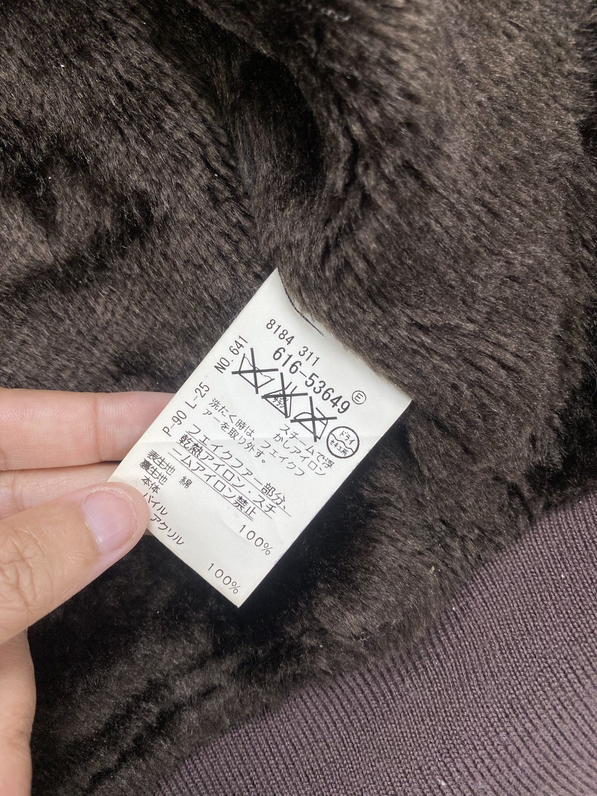 If Six Was Nine × Takeo Kikuchi × Vintage Vintage Takeo Kikuchi Japan Faux Fur Collar Jacket Size US M / EU 48-50 / 2 - 8 Thumbnail