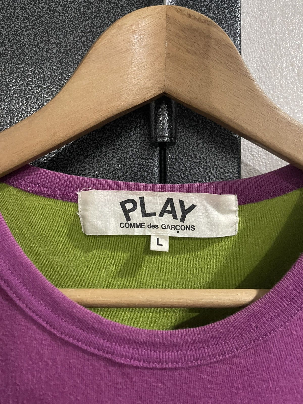Comme des Garcons PLAY Comme des Garcons Play Multicolor Tshirt Size US L / EU 52-54 / 3 - 7 Thumbnail