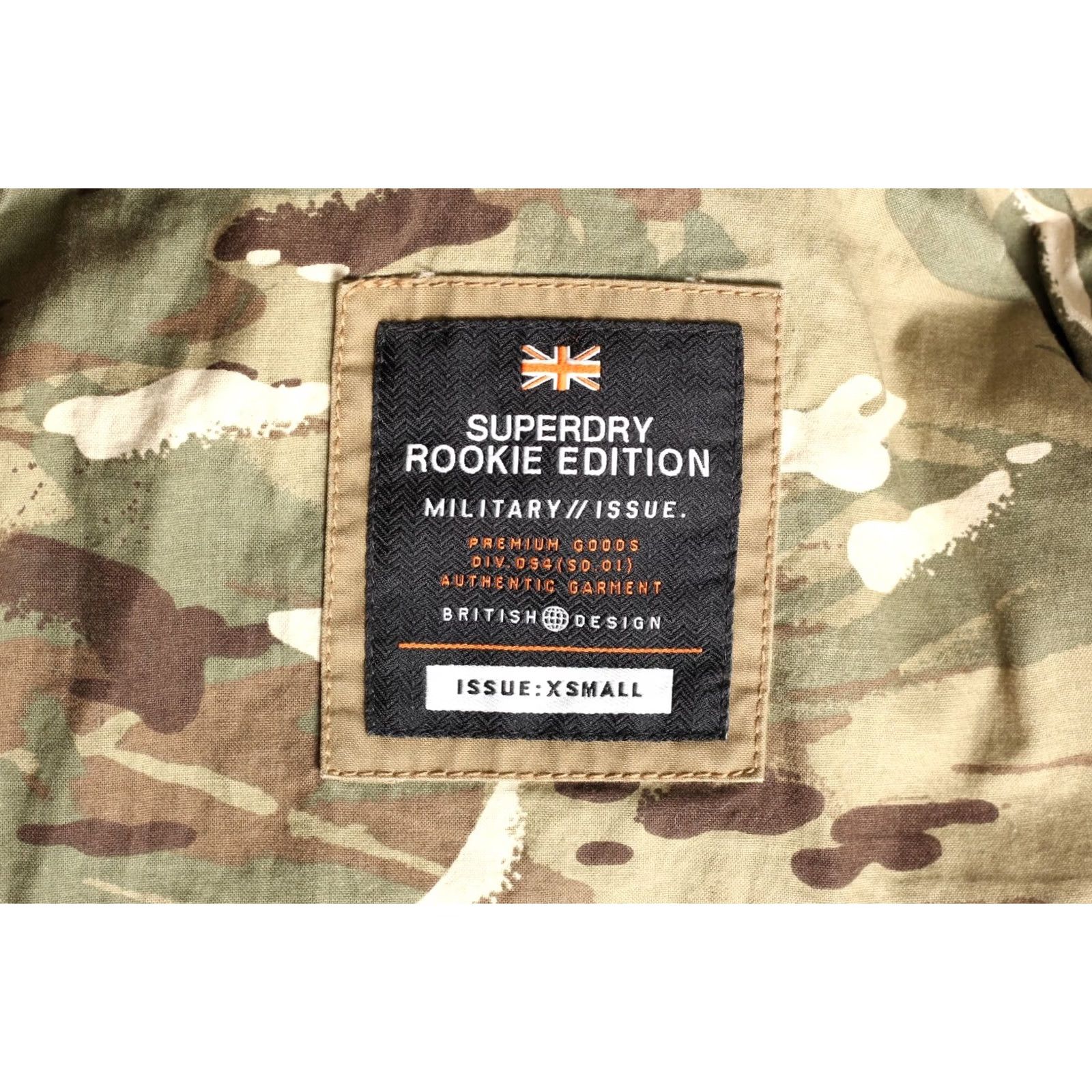 Superdry VINTAGE SUPERDRY Rookie Edition Military Field Jacket Men XS Colour Beige MJ6410 Size US XS / EU 42 / 0 - 6 Thumbnail