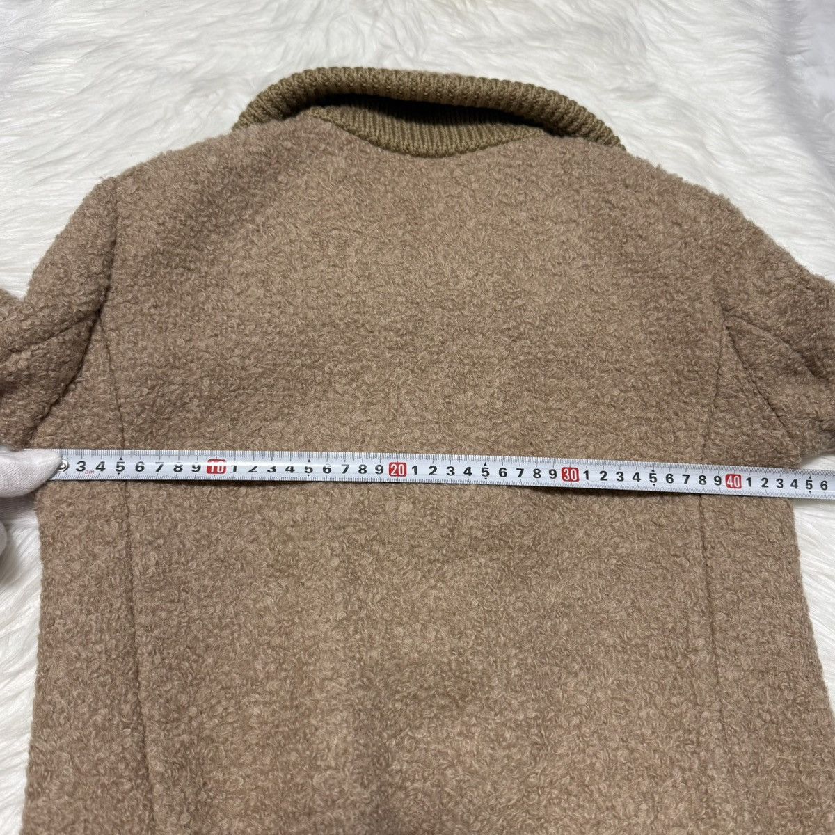 Prada Genuine Prada ribbed trim ball button knit jacket 36 beige Size XS / US 0-2 / IT 36-38 - 8 Thumbnail