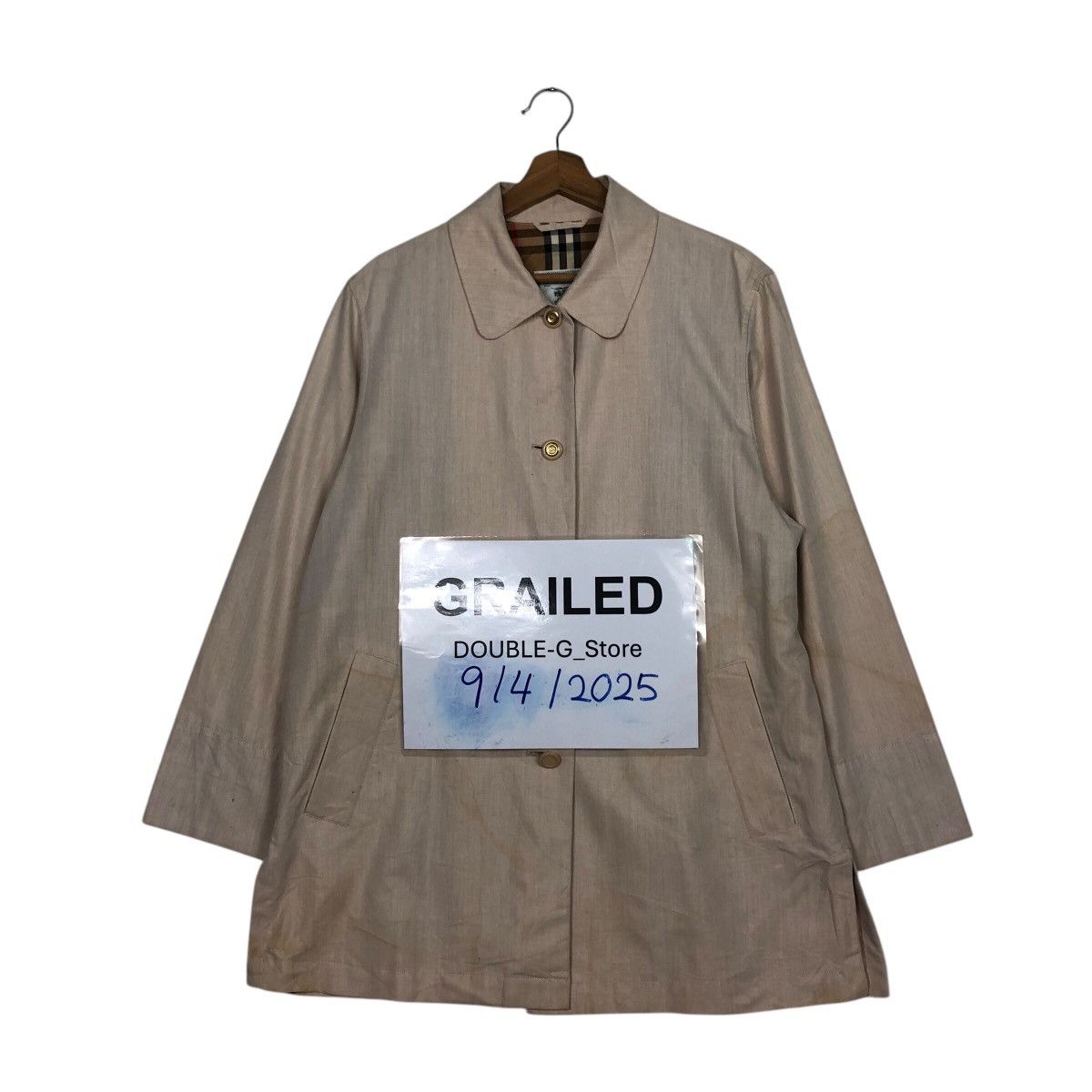 Burberry 📌Vintage Chore Jacket Burberrys Nova Check Blanket Size US M / EU 48-50 / 2 - 1 Thumbnail