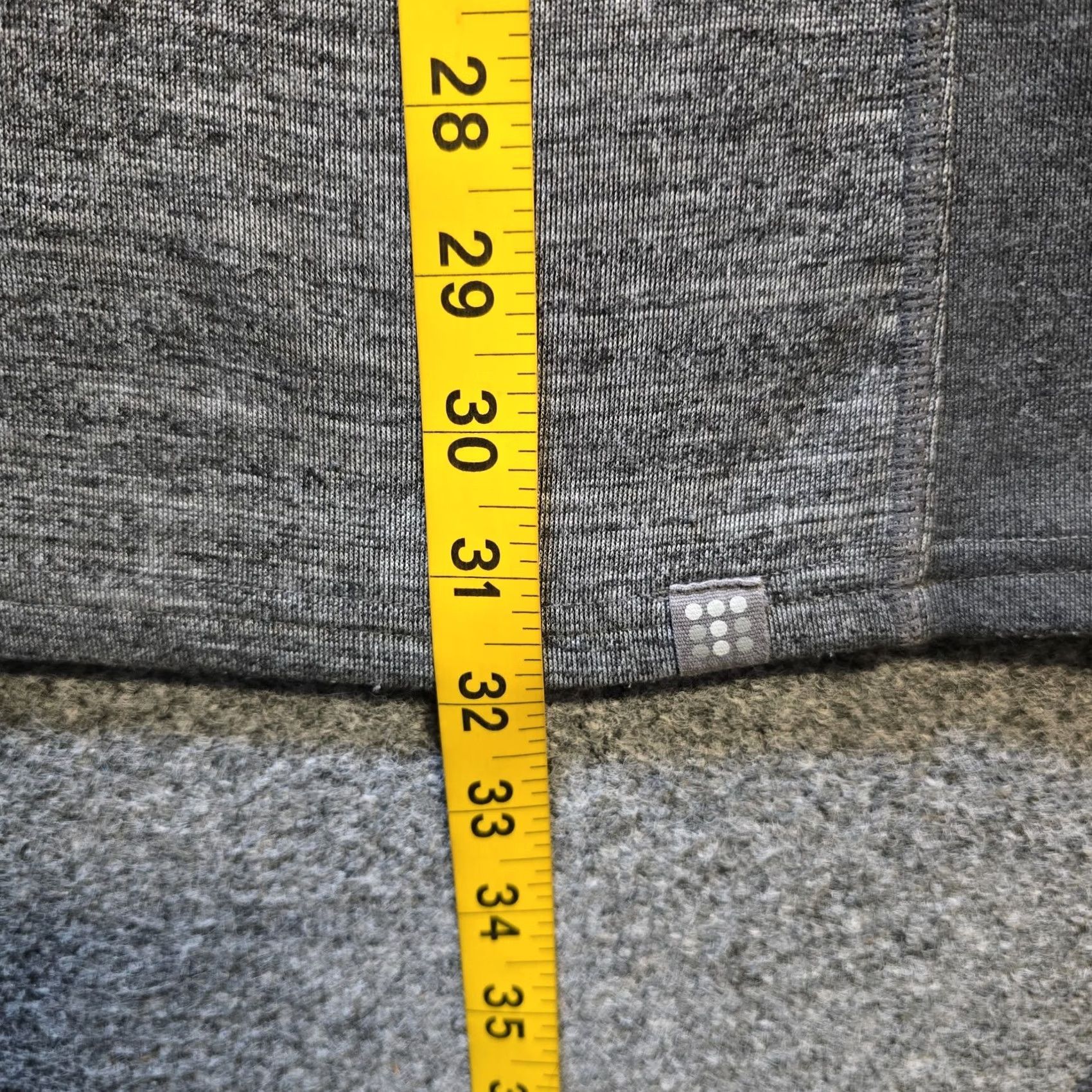 Vintage Title Nine Sweatshirt Womens Medium Gray Tunic Pocket Long Sleeve Golf Outdoor Size M / US 6-8 / IT 42-44 - 7 Thumbnail