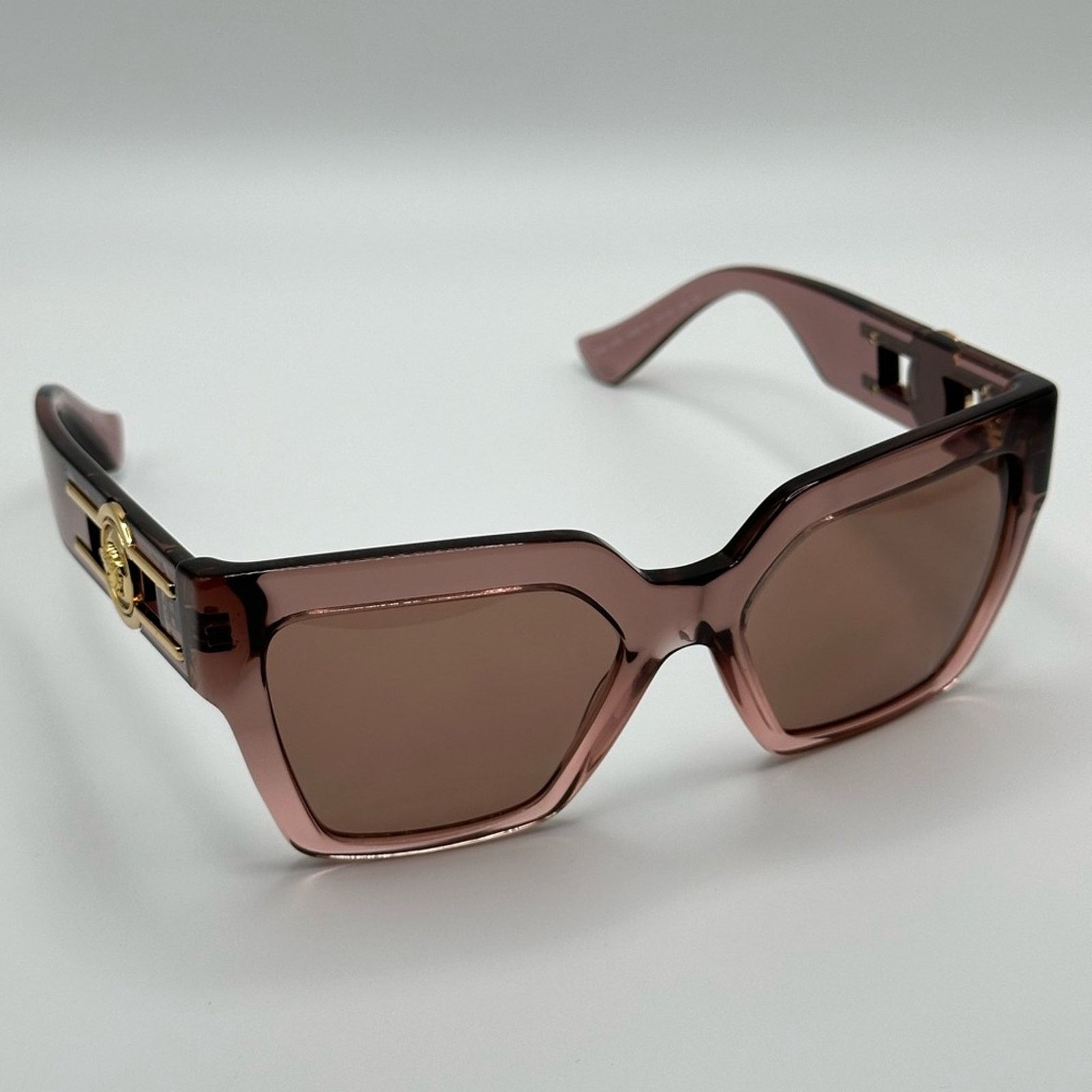 Versace NEW VERSACE VE4458 543573 Brown Transparent Light Brown Size ONE SIZE - 1 Thumbnail