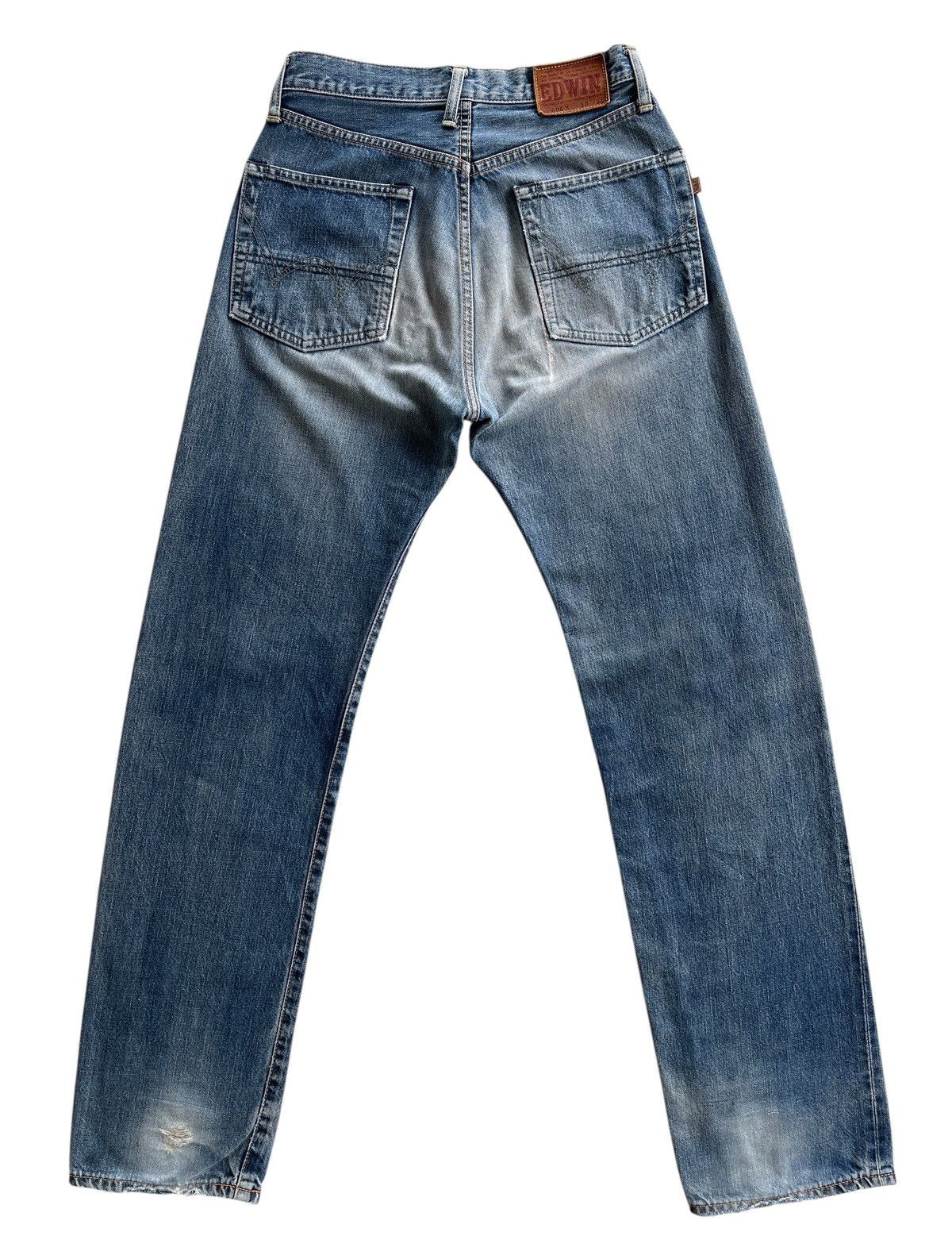 Vintage Vintage Edwin 505x Distressed Selvedge Denim Size US 28 / EU 44 - 5 Thumbnail