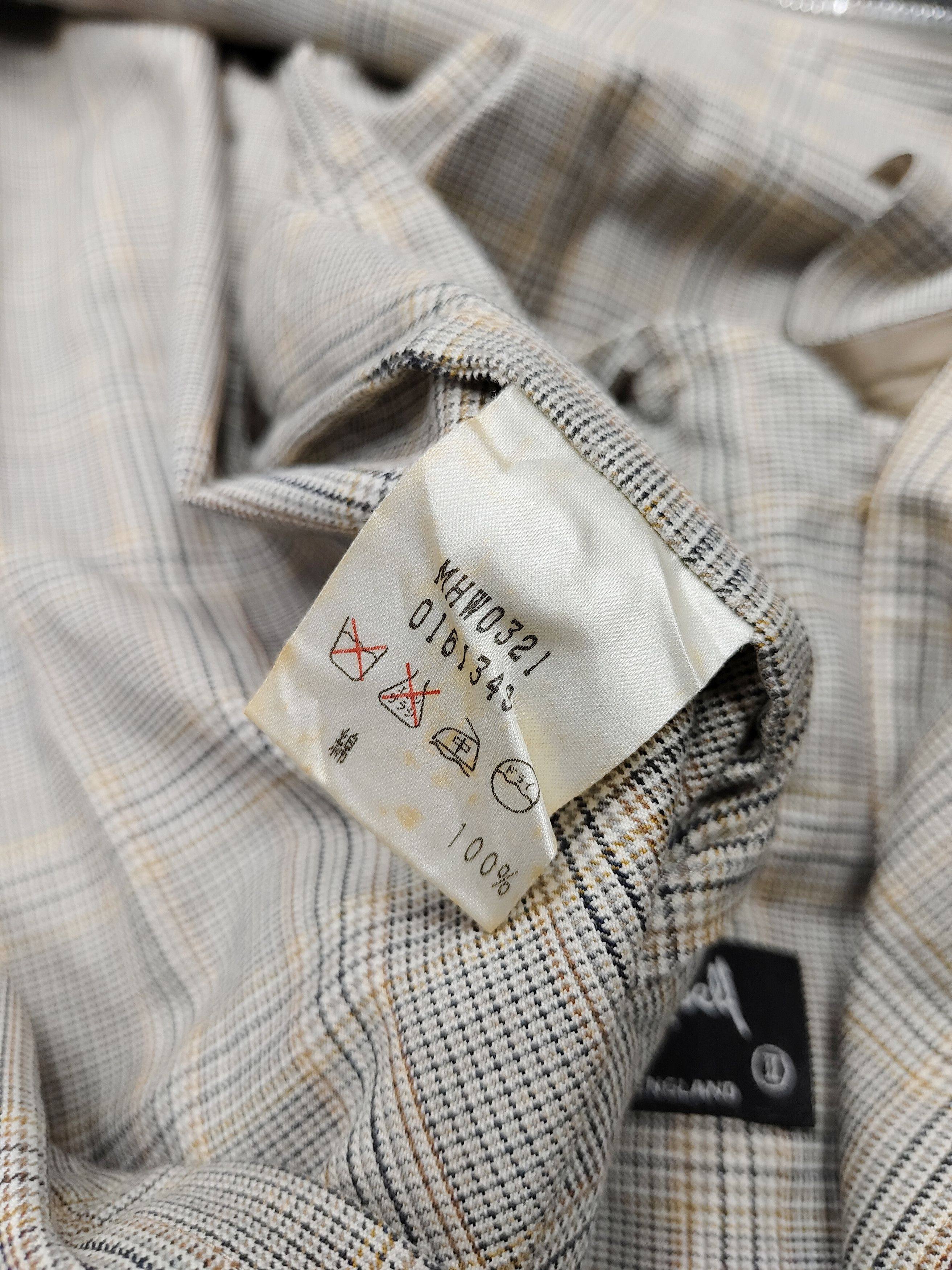 Margaret Howell 90s Margaret Howell- British Minimal Tailored Check Jacket Size M / US 6-8 / IT 42-44 - 9 Thumbnail