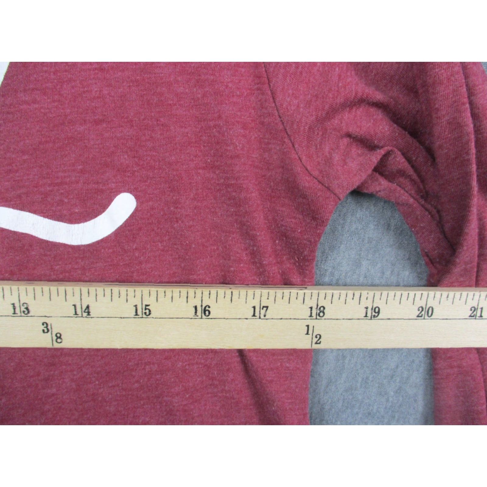 Vintage On Fire Shirt Womens Large Burgundy Faith Christian Graphic Long Sleeve High Low Size L / US 10 / IT 46 - 5 Thumbnail
