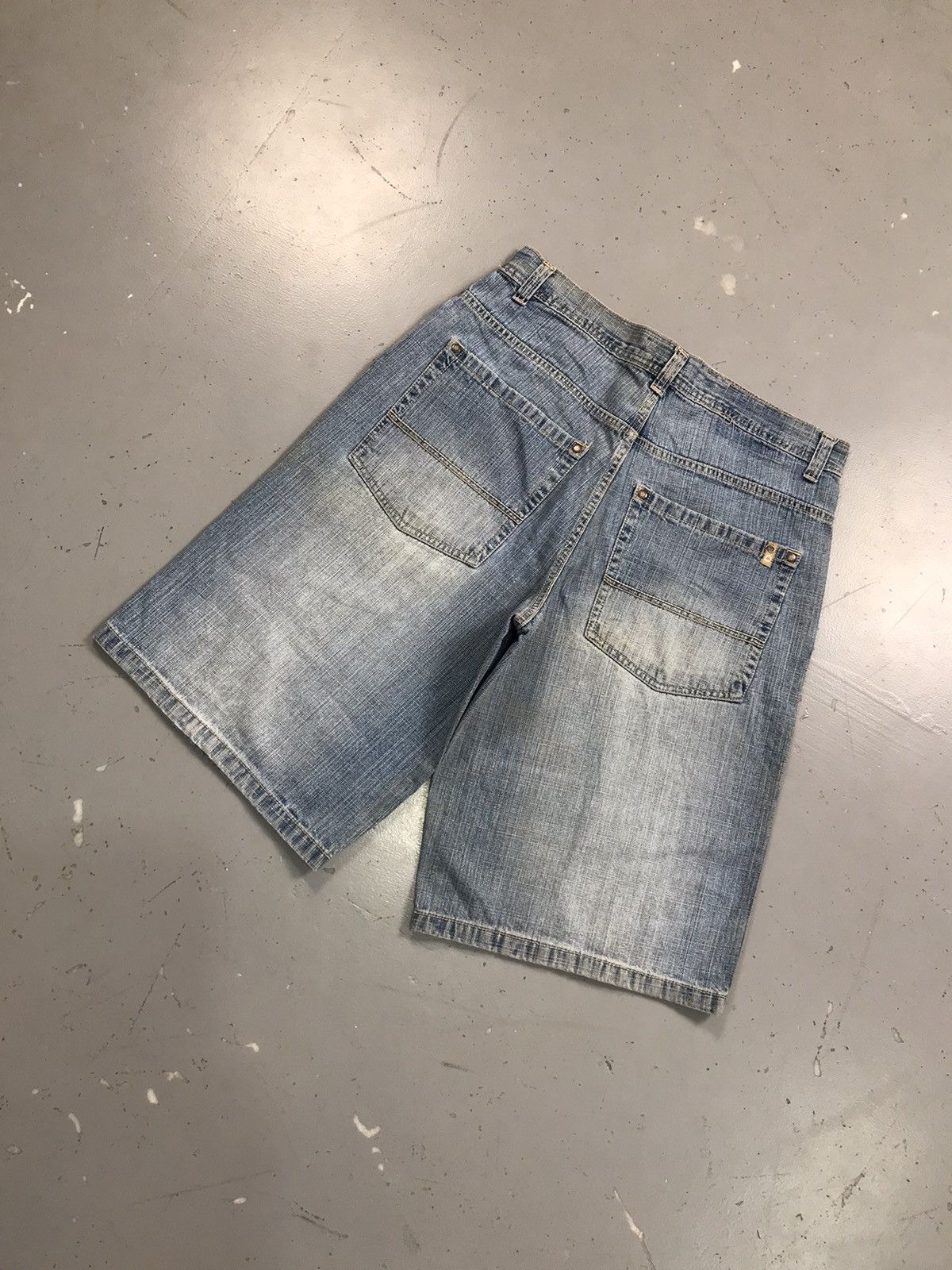 Southpole Vintage Southpole yellow tab skater denim jort Size US 35 - 9 Thumbnail