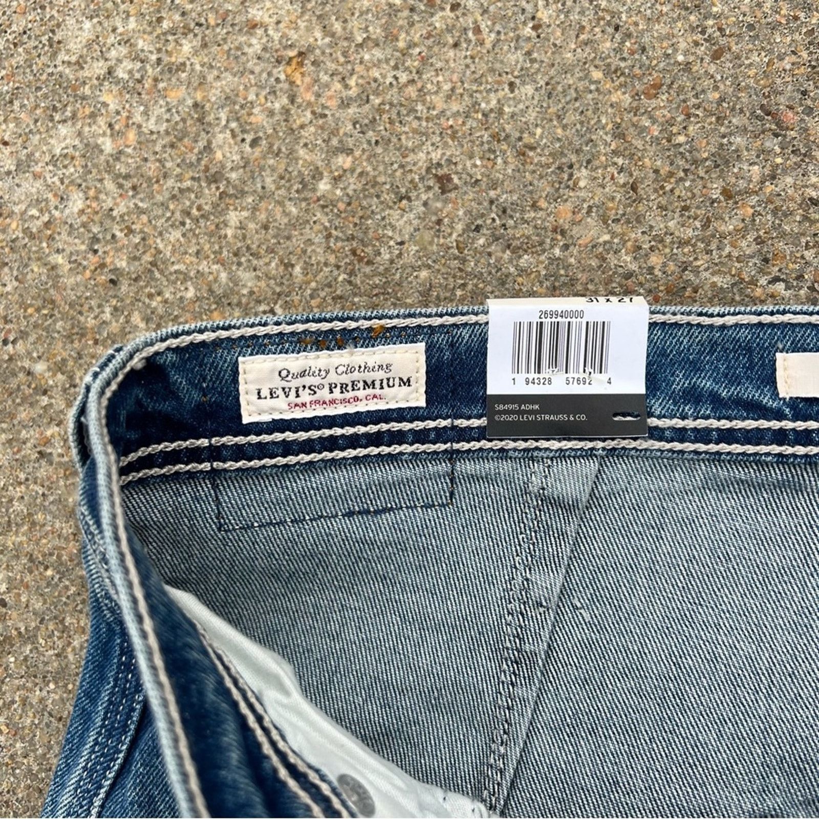 Levi's Levi’s Rib Cage Straight Ankle Jeans Utility Carpenter NWT Size 31" - 9 Thumbnail