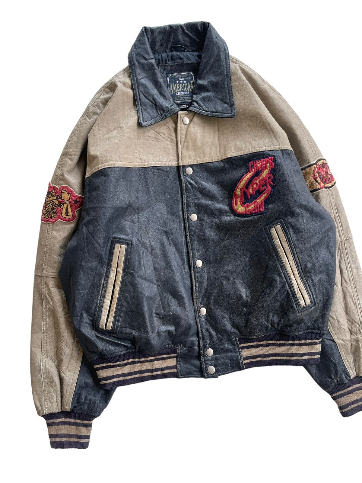 Vintage Apache Hyper version Varsity Jacket Size US L / EU 52-54 / 3 - 3 Thumbnail