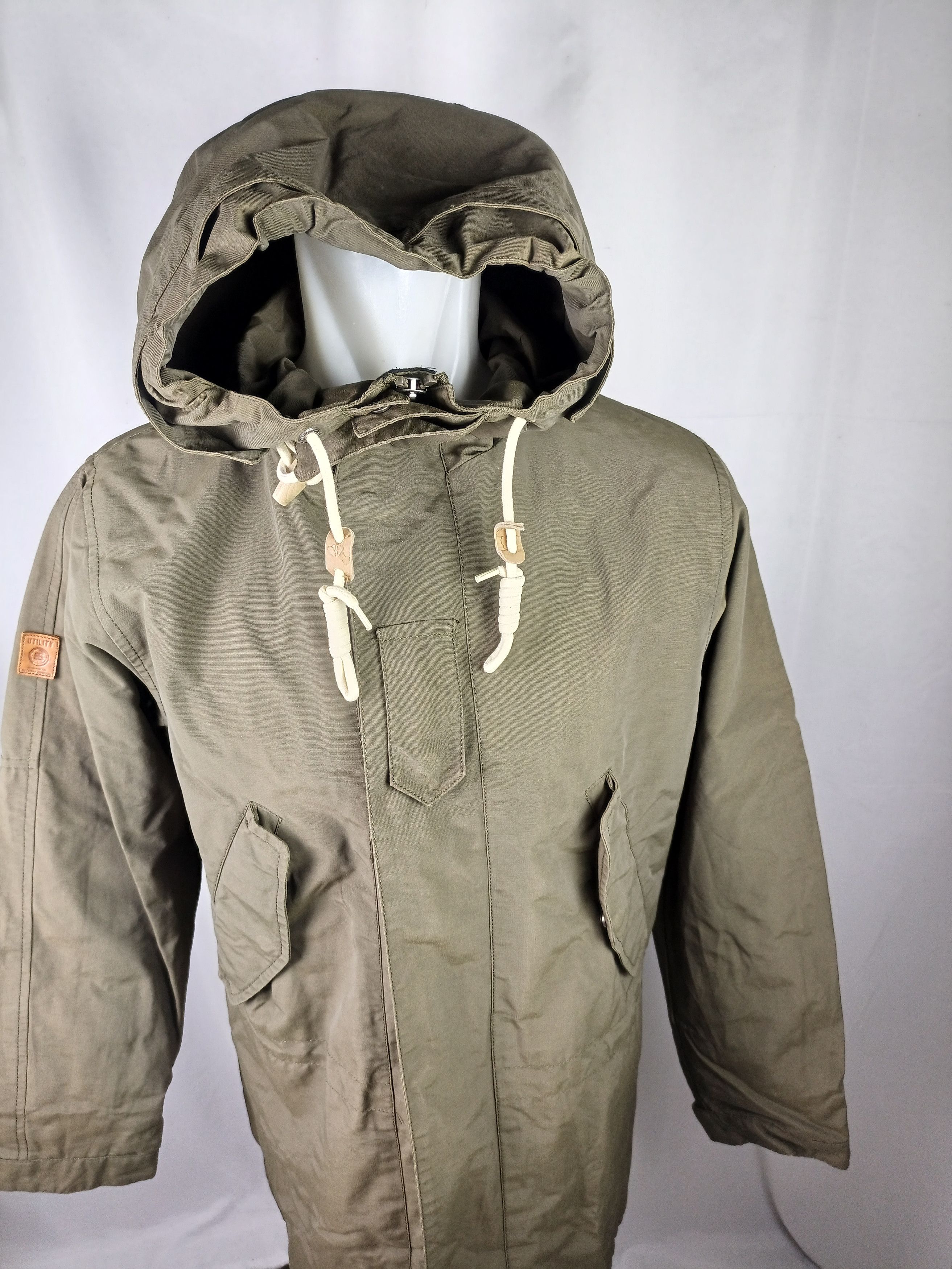 Japanese Brand FRJ JEANS fishtail Green Khaki Urban Vintage Parka Toggle Size US XL / EU 56 / 4 - 16 Thumbnail
