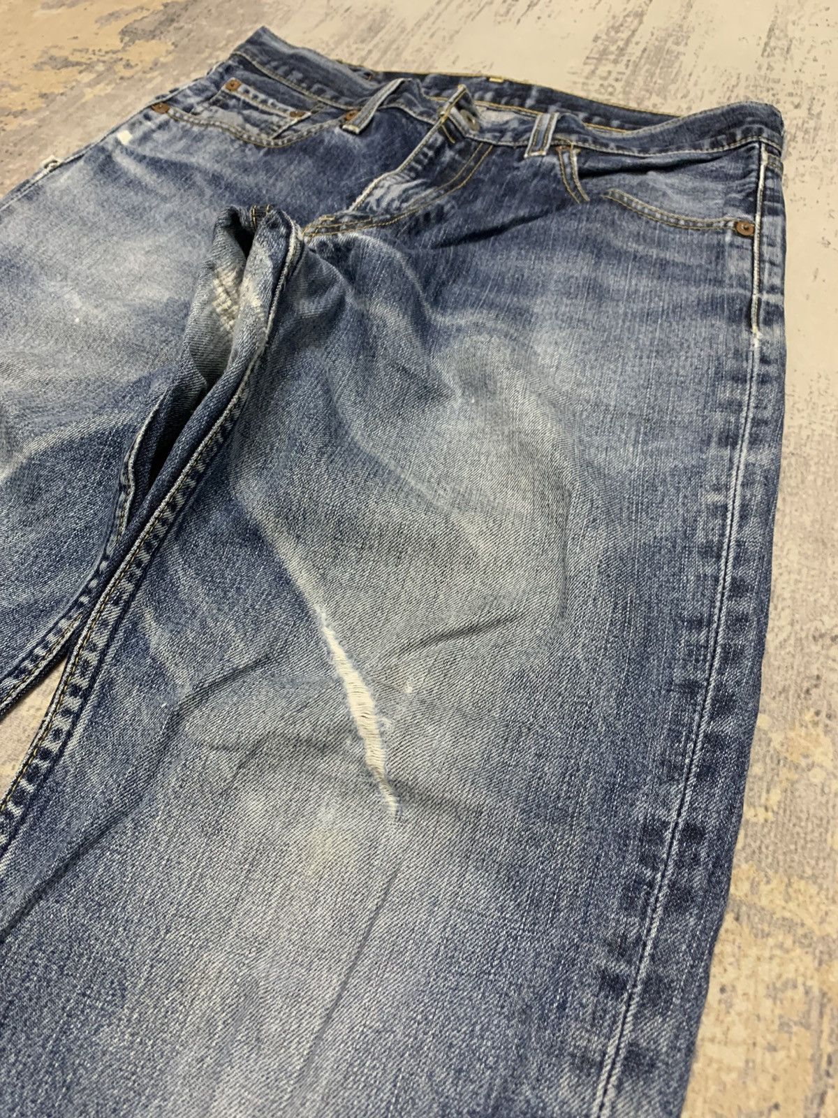 Levi's Vintage Levis 502 Distressed Denim Jeans Size US 30 / EU 46 - 8 Thumbnail
