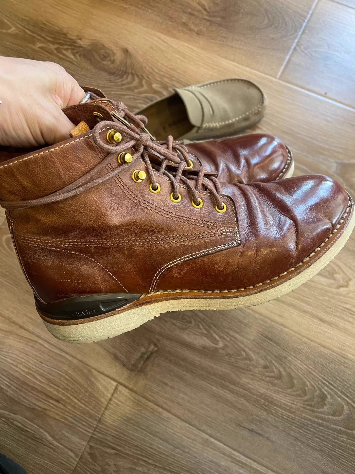Visvim Visvim Virgil Boots Folk Kangaroo Spot Ltd 9 Near Mint Size US 9 / EU 42 - 3 Thumbnail