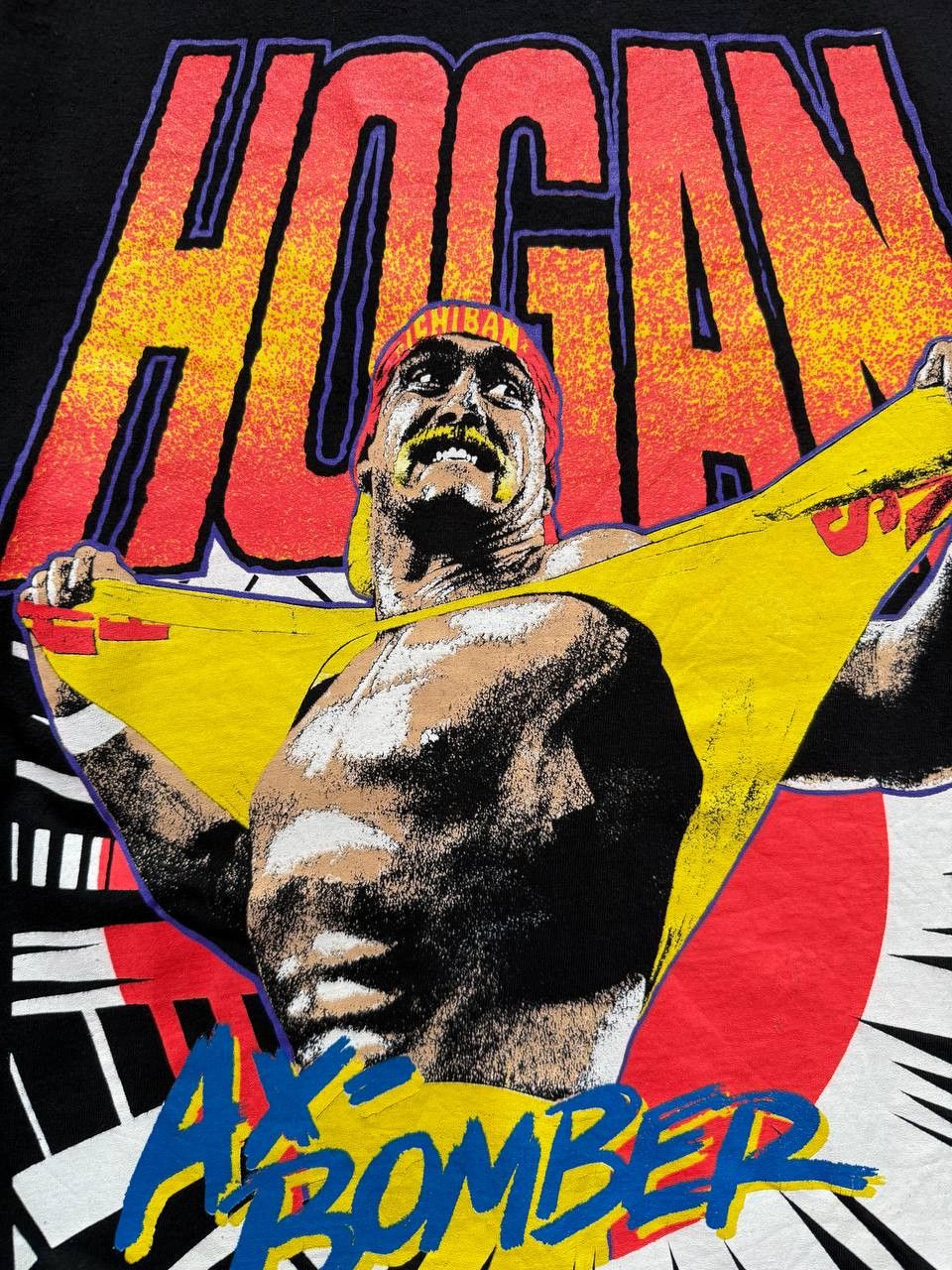 WWE Vintage RARE WWF Ichiban Hulk Hogan Ax-Bomber Shirt Size US L / EU 52-54 / 3 - 3 Thumbnail