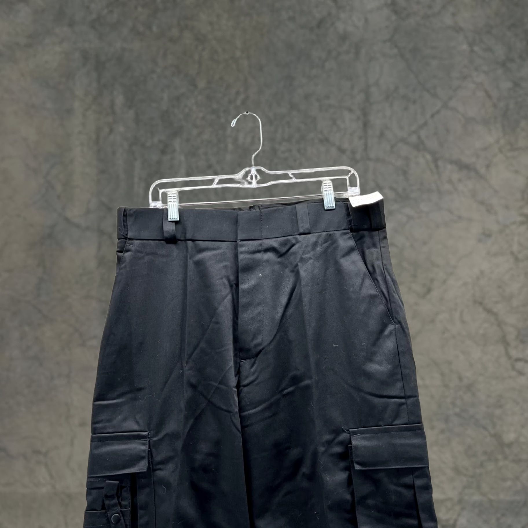 Vintage Tact Squad Pants Men 34 Reg Black Polyester Cargo Pocket Straight Leg Casual Police? Size US 34 / EU 50 - 1 Thumbnail