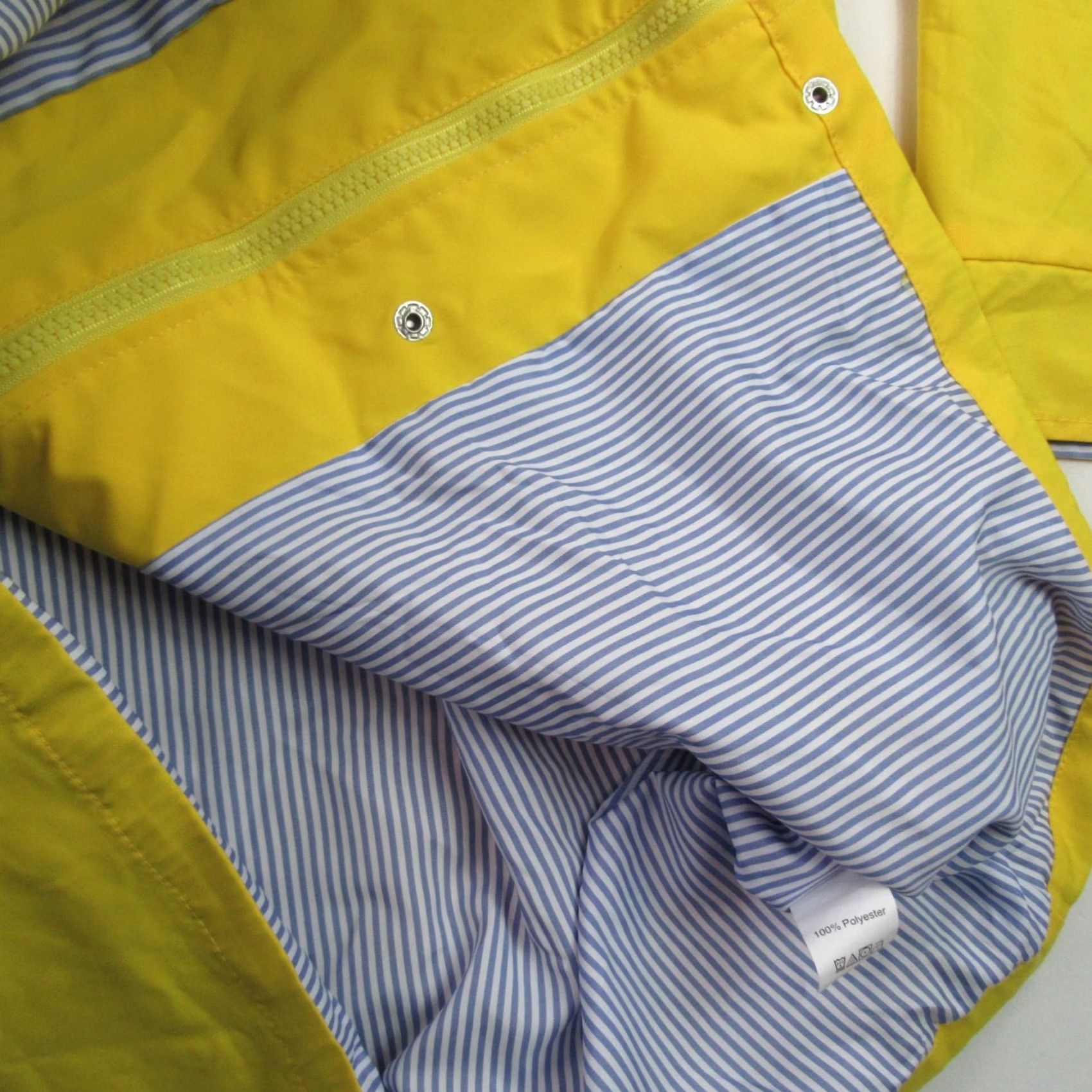 Vintage Twink Lady Jacket Womens Large Long Sleeve Full Zip Yellow Outdoor Jacket Size L / US 10 / IT 46 - 6 Thumbnail