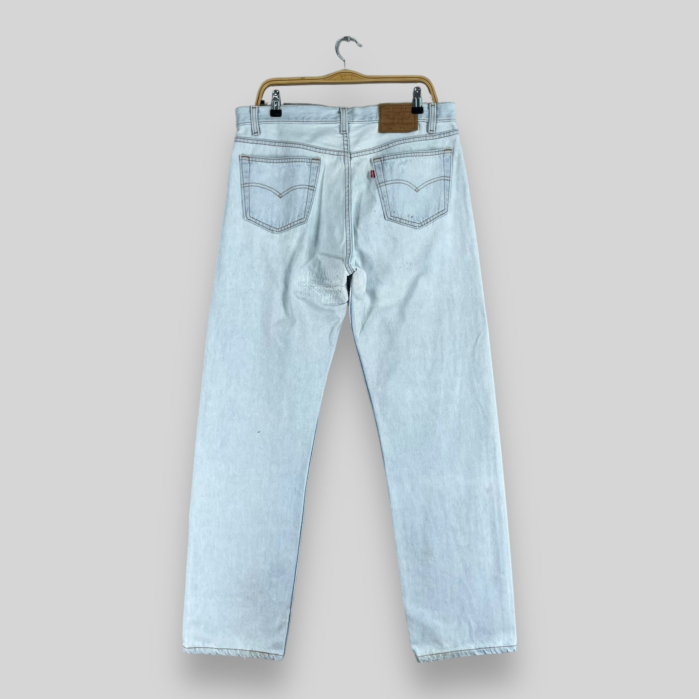 Levi's × Vintage Size 35 Vintage Levis 501 Reconstruct Distressed Jeans Size US 35 - 8 Thumbnail