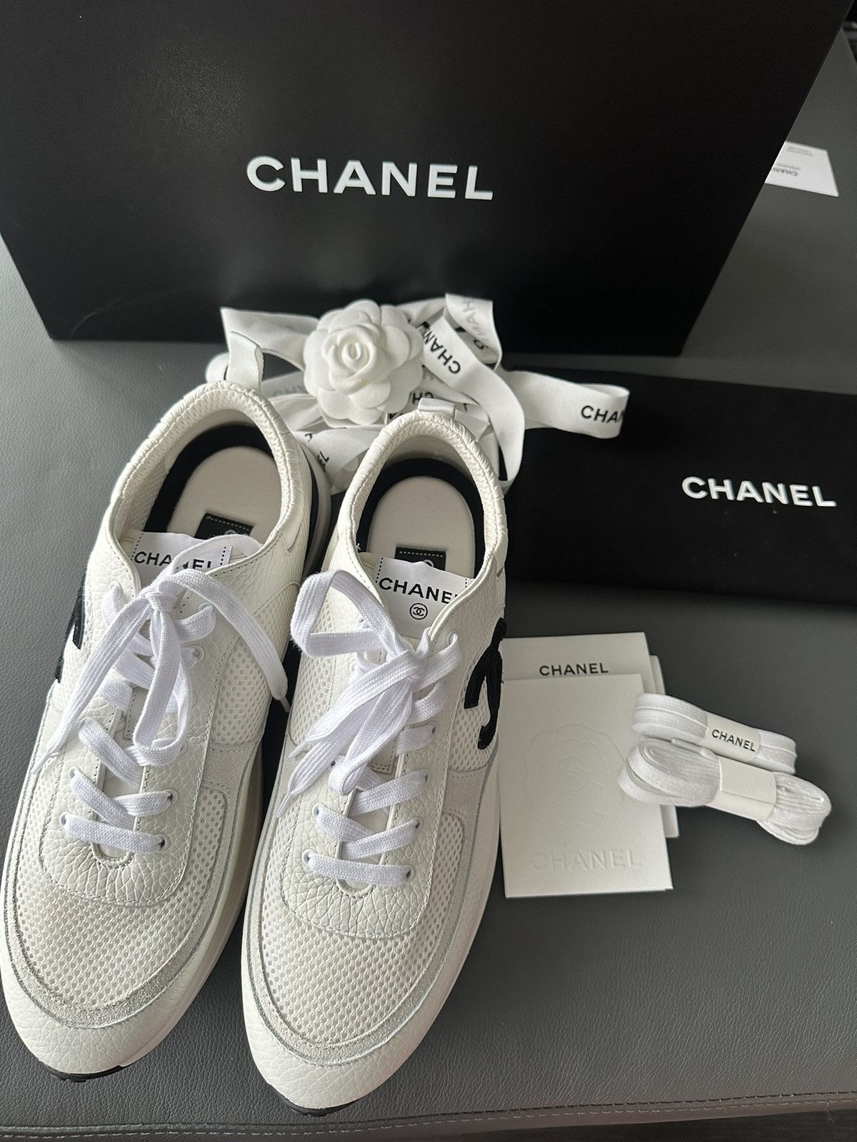 Chanel Super Rare Limited Edition Chanel Logo Men’s Sneaker Size US 11 / EU 44 - 20 Thumbnail