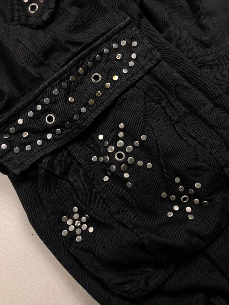 If Six Was Nine × Japanese Brand × Le Grande Bleu (L.G.B.) Wild Khakis Studded Zipper Cargo Pants Size US 32 / EU 48 - 7 Thumbnail