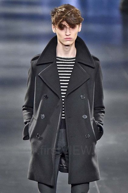 Saint Laurent Paris Saint Laurent Caban Tube Pea Coat 2016! by Hedi Slimane Size US M / EU 48-50 / 2 - 13 Thumbnail