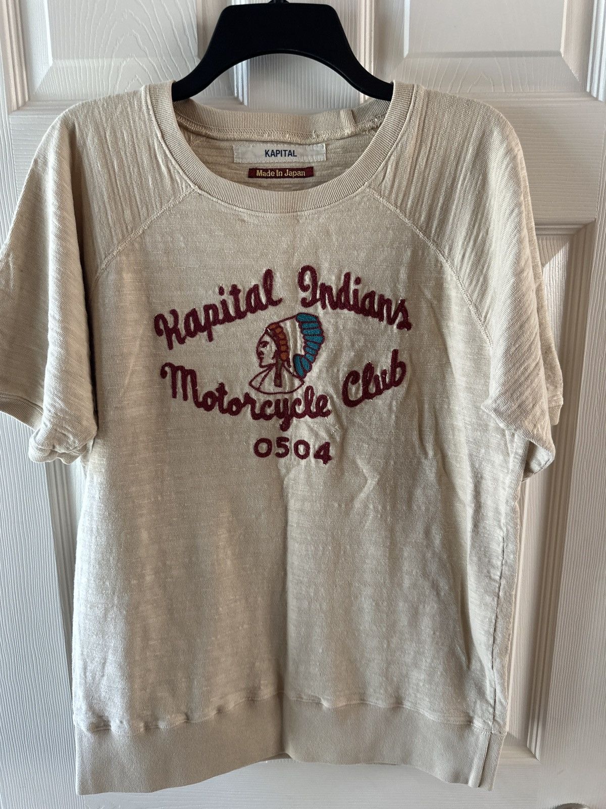Kapital Kapital indians motorcycle club knit shirt Size US XL / EU 56 / 4 - 1 Thumbnail