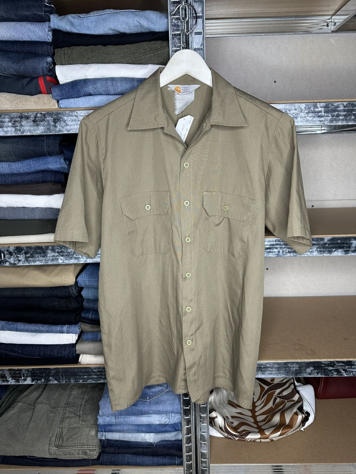 Carhartt Carhartt Rugged Outdoor Wear Short Sleeve Button Up Shirt Size US M / EU 48-50 / 2 - 3 Thumbnail