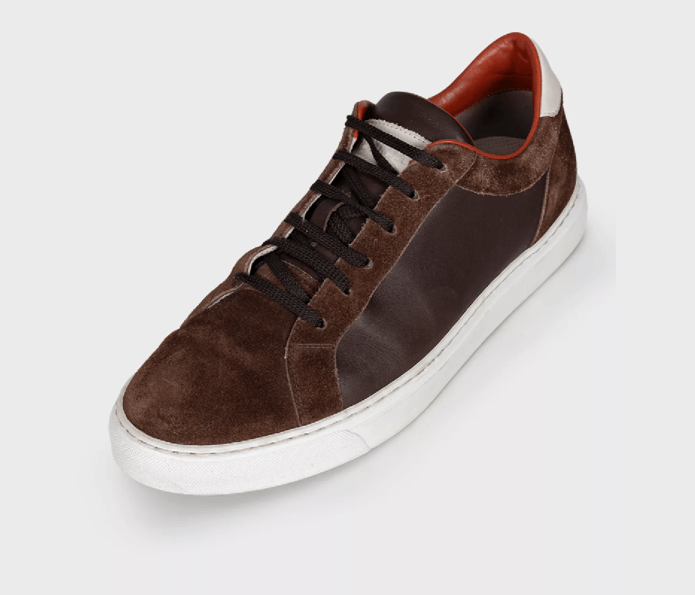 Brunello Cucinelli Brunello Cucinelli Brown Leather Suede Sneakers Men EU43 Size US 10 / EU 43 - 3 Thumbnail