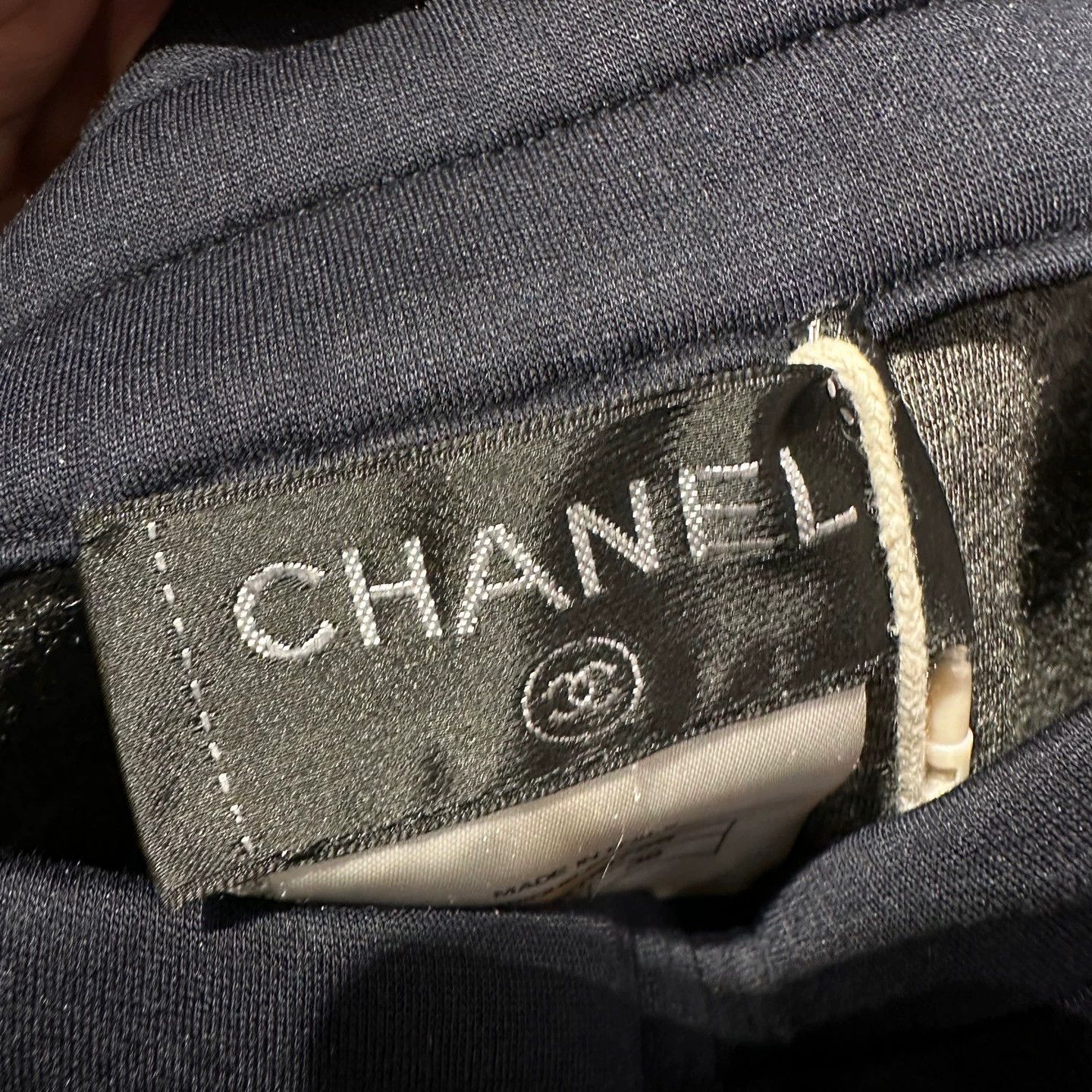 Chanel Chanel apr143 embroidered logo drawstring pants 38 Size 27" / US 4 / IT 40 - 3 Thumbnail