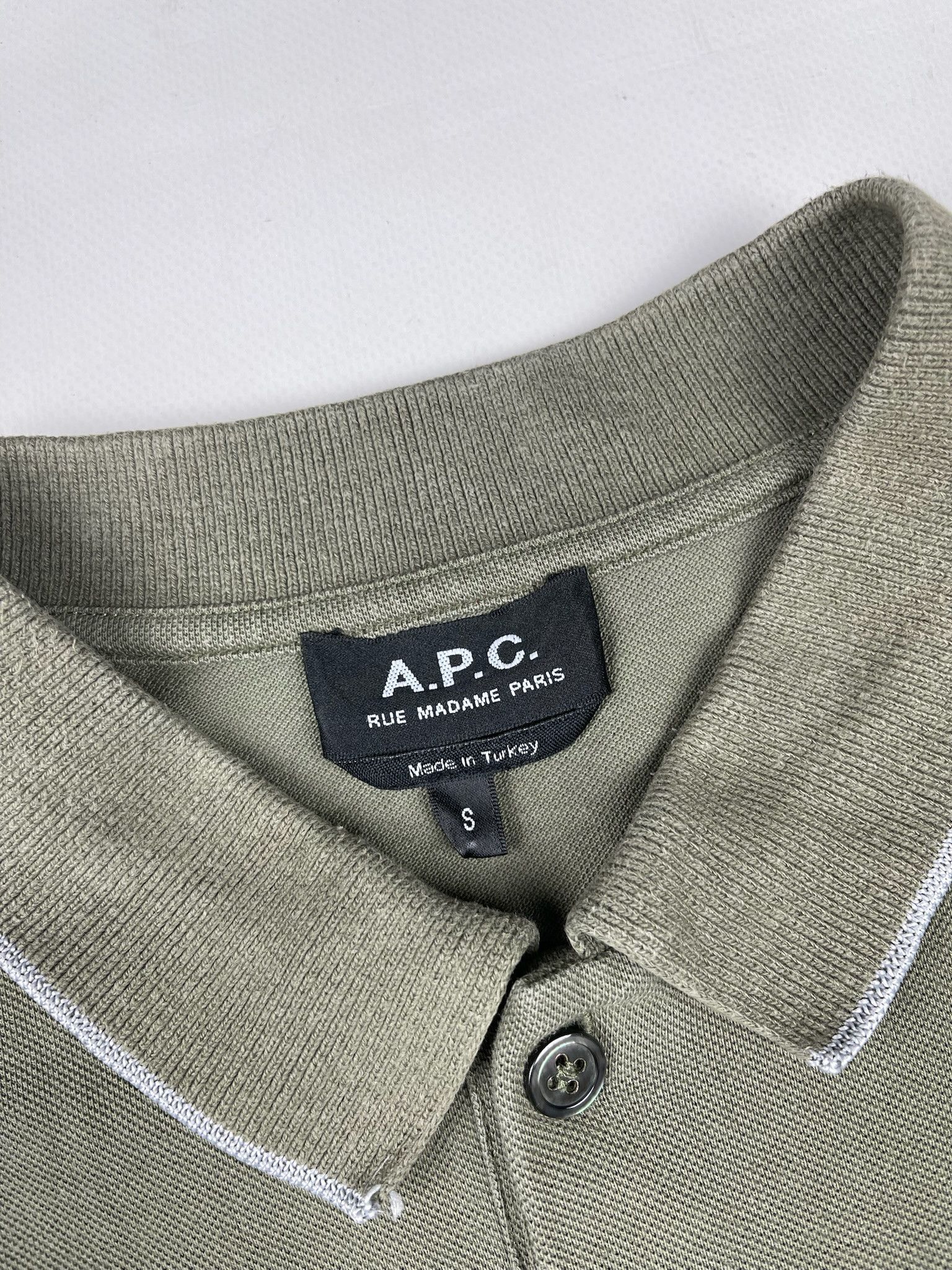 A.P.C. A.P.C. Cotton Polo Size US S / EU 44-46 / 1 - 4 Thumbnail