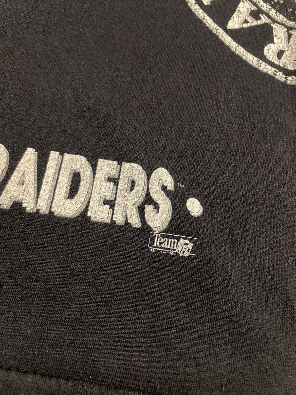 NFL × Vintage 90’s Raiders NFL Salem Overprint Tee Size US L / EU 52-54 / 3 - 5 Thumbnail