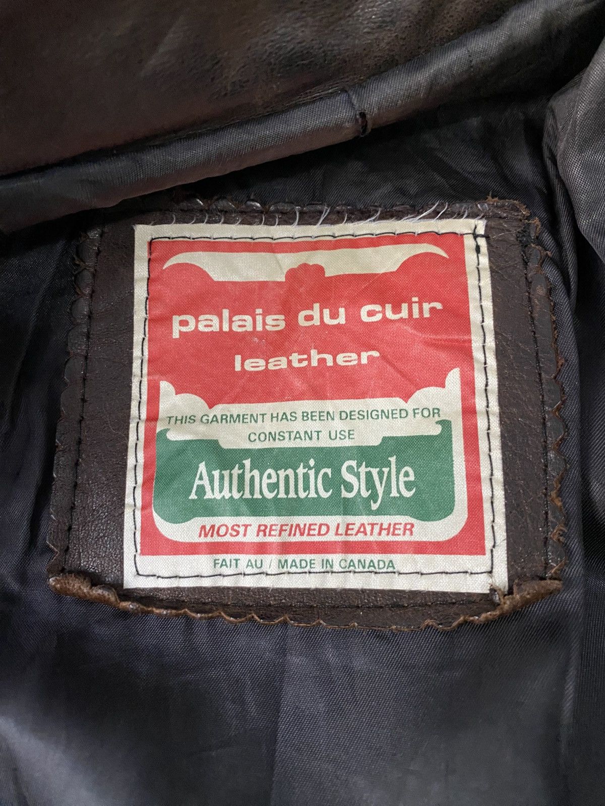 Vintage Vintage biker leather jacket Size US L / EU 52-54 / 3 - 6 Thumbnail
